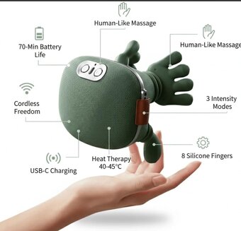 Masážny prístroj SIASOO s INFRA vyhrievaním. - 5