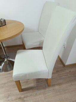 Predám 4 ks jedálenské stoličky kožené - 5