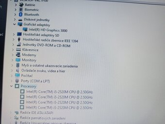 predám Hp elitebook 8460p , Intel i5 , 8gb ram ,256gb ssd - 5