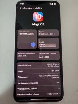 Honor Magic 8 lite - 512gb - 5