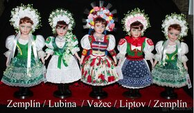 Predám nové slovenské krojované bábiky č. 4 - 5