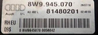 Zadná lampa vonkajsia pravá Audi A4 B9 - 5