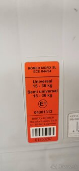 Autosedačka Britax Romer Kidfix Sl - 5