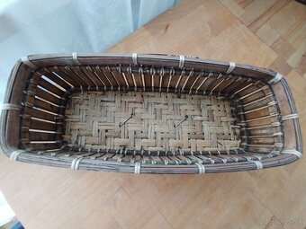 Bambusovy kosik na kvety 31 cm - 5