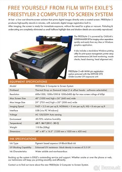 Predáme tlačiareň na priamu tlač sít - ZNÍŽENÁ CENA - 5