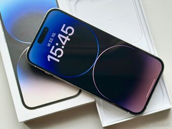 iPhone 14 Pro Silver BATERIE 100% TOP - 5