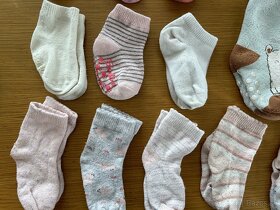 Ponožky pre dievčatko plus čiapočka novorodenecká - 5