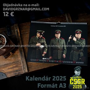 RETRO KALENDÁR 2025 Uniformy ČSSR - 5