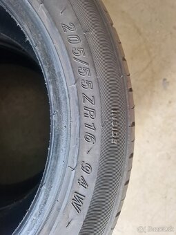 Predam 2ks letne pneu zn.Toledo 205/55R16 94W.pneu su v dobr - 5