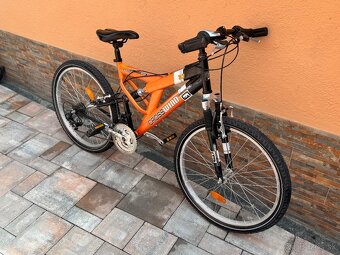 Celoodpružený Detský Horský Bicykel CROSS WIND 24” - 5