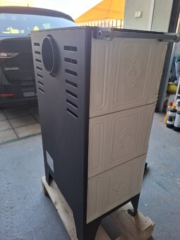 Predám nové krbové kachle Mira so sporákom - 5