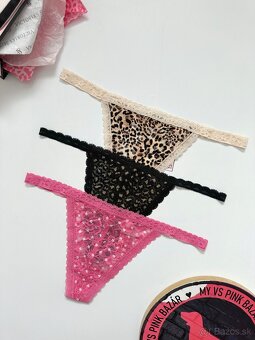 Victoria’s Secret Pink tanga nohavičky L - 5