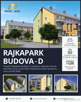 Na predaj 2i Byt POZOR NOVÉ PRAVIDLÁ PREDAJA V RAJKE od 1.10 - 5