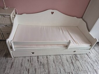 Predám detskú posteľ 88x184 + postieľka pre bábiku - 5