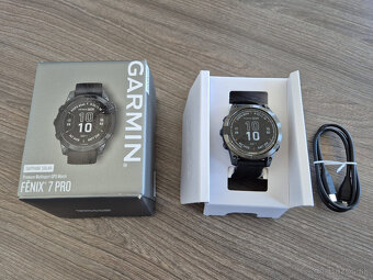 Garmin fénix 7 PRO Sapphire Solar, Carbon gray, Black band - 5