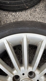 Predám originálne disky BMW s pneumatikami Continental – 245 - 5