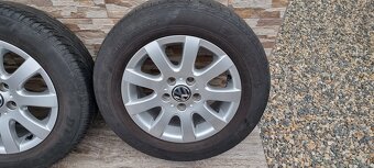 Predám originálne hliníkové disky VW r15 5x112 et50 6,5J - 5
