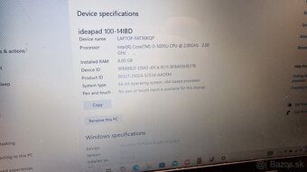 Lenovo Ideapad 100 s nabíjačkou - 5