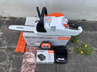 Nová sada Aku motorová pila STIHL MSA 220 C-baterie, nabíječ - 5