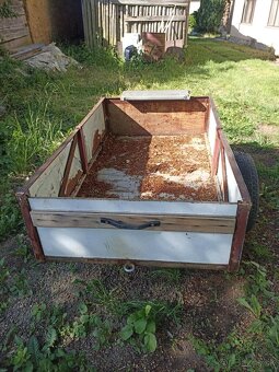 Prívesný vozík za malotraktor(parohač) - 5