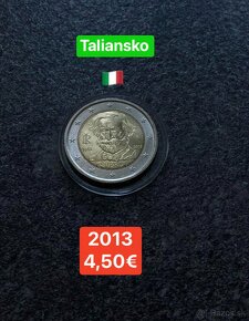Euromince - pamätné dvojeurové mince Taliansko - 5