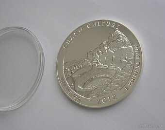 5 Oz Quarter Dollar 2012 New Mexico - CHACO CULTURE - 5
