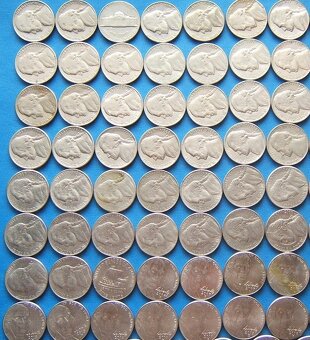 mince USA - 25, 10 a 5 cents - sady a kusovky - 5