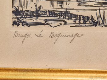 Bruggy – dvojica originálnych kresieb tuší od Y. Briarna - 5