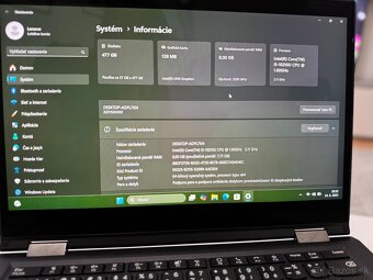 Lenovo Yoga X13 • i5 • SSD • Dotyk • Win11 • SK klávesnica - 5