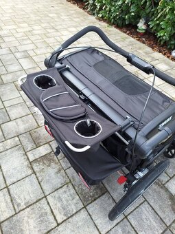 Predám Thule Chariot Sport 2 – Midnight Black (TOP STAV, pln - 5