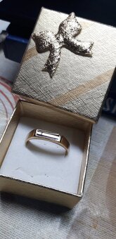 unisex prsten chirurgicka ocel pozlatena - 5