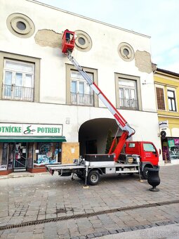 Výškové práce a plošina na prenájom Nissan Cabstar (do 3,5t) - 5