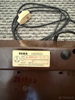 Plastový retro telefón Tesla Stropkov Es 4620 - 5