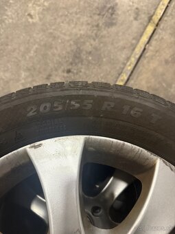 Zimné 205/55 r16 paxaro Alu disky 5x112 r16 vw škoda audi - 5