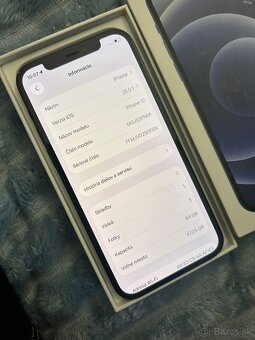 Iphone 12 64GB black - 100% batéria - 5