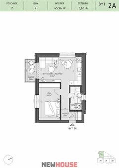 NOVOSTAVBY NA PREDAJ v Častkovciach - byt 2A - 5