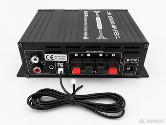 Zosilňovač 2x40W s bluetooth, USB, s adaptérom - 5