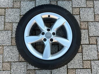 Hliníkové disky orig. Audi 5x112 R17 + Zimné pneumatiky - 5