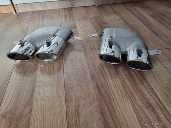 S7 S6 nerezove dvojite duplex koncovky vyfuku - 5