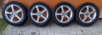 Orig. Mercedes alu disky 5x112 6,5jx17 ET44 205 55 R17 zimn - 5