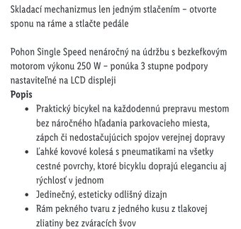 Skladací elektrobicykel ebike F12-SachsenRAD - 5