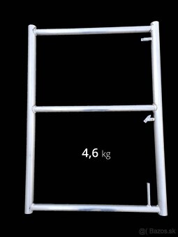 Hliníkové fasádní lešení , ľahké 110m2 6x18 nove - 5