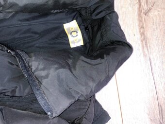 tepla bunda, husacie paperie,vel M - 5