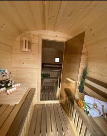 Dřevěná kvadro sauna - 5