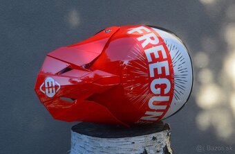 Na predaj prilba helma mx červená shot FREEGUN - 5