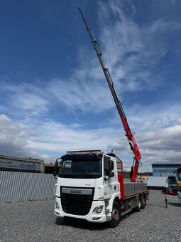 DAF CF 460 valník hydraulická ruka FASSI 235-8,EURO 6 ,TOP - 5