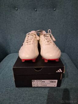 Kopačky Adidas Copa 1 FG (bielo-oranzove) - 5