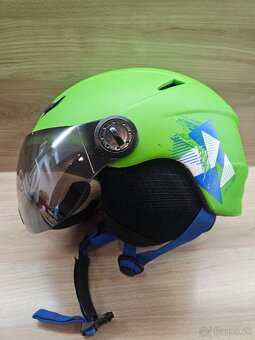 Lyžiarska prilba so štítom - - 5