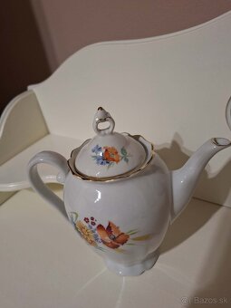 porcelánový čajník lúčne kvety - 5