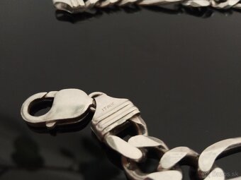 Strieborná retiazka Figaro 92g. - 5